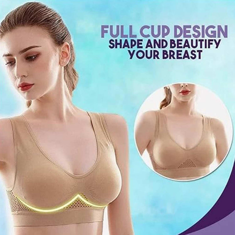 Womens Multicolor Air Bra (Pack of 3)